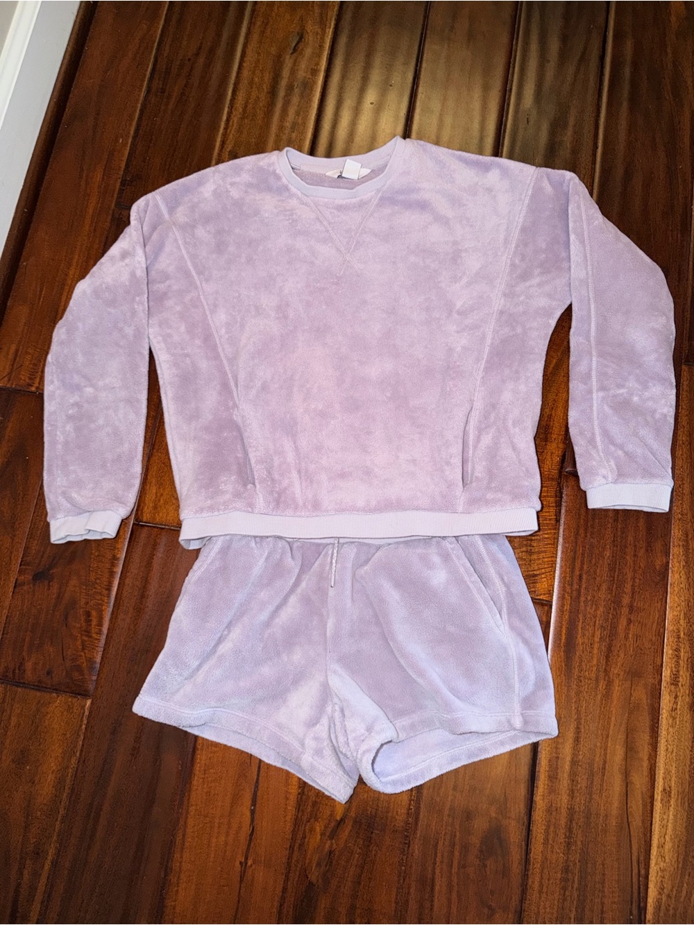 Athleta Girl SzL/12 Plush Lavender Lounge Set